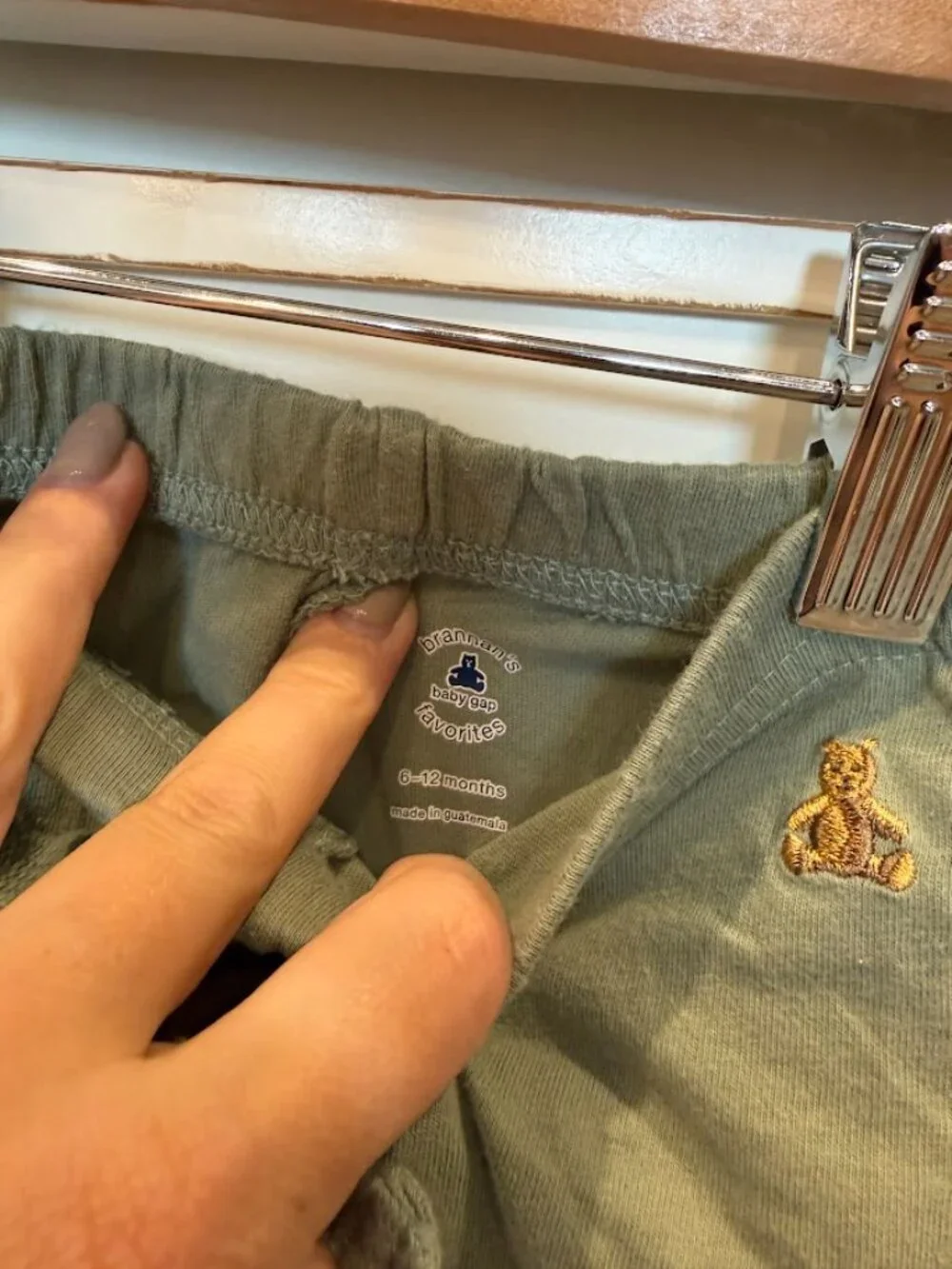 Baby GAP Baby Brannan Green Jogger Pants | 6-12M